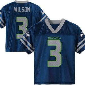 NFL Seattle Seahawks Youth Jersey Wilson #3 Size M (8/10)